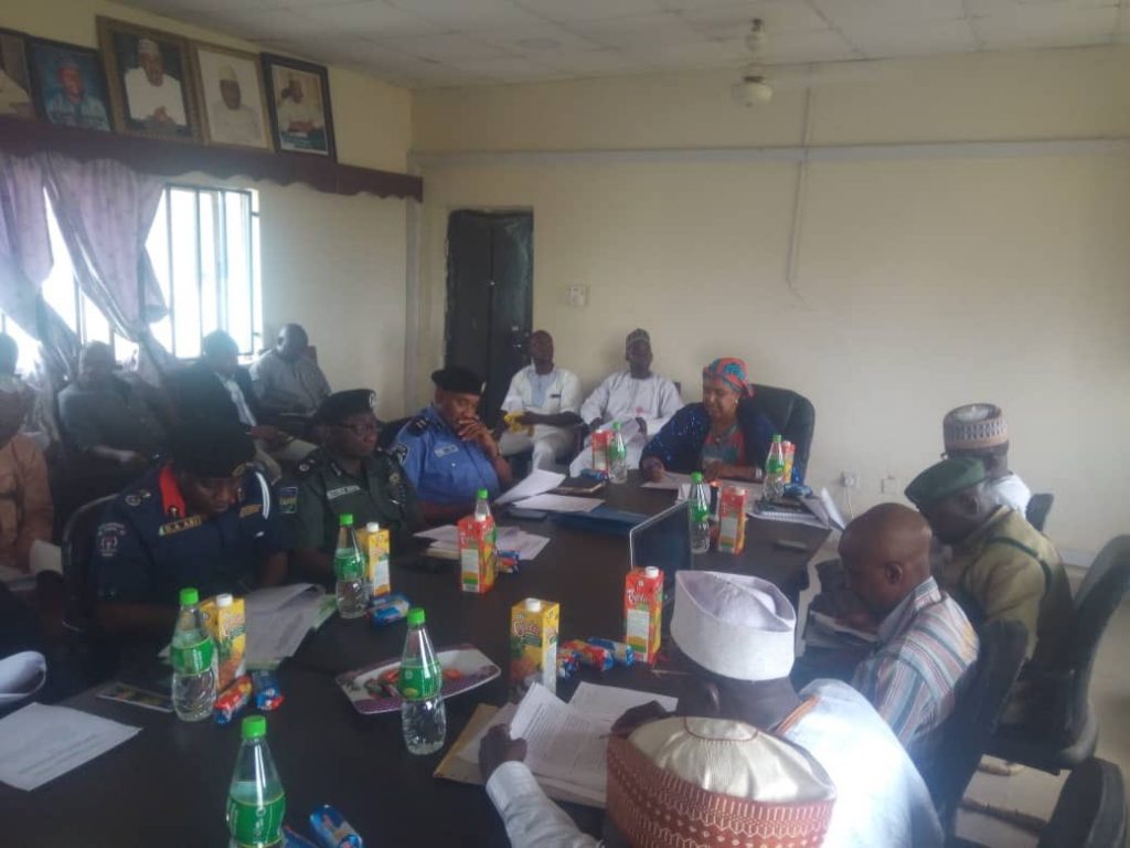 Inter-agency Consultative Committee on Election Security (ICCES) in Gusau, Zamfara, Dec. 6, 2018