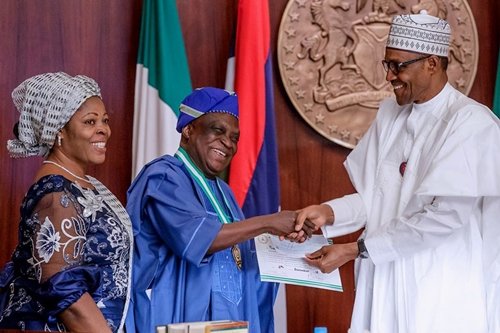 Prof Olu Obafemi receives national honour from President Buhari