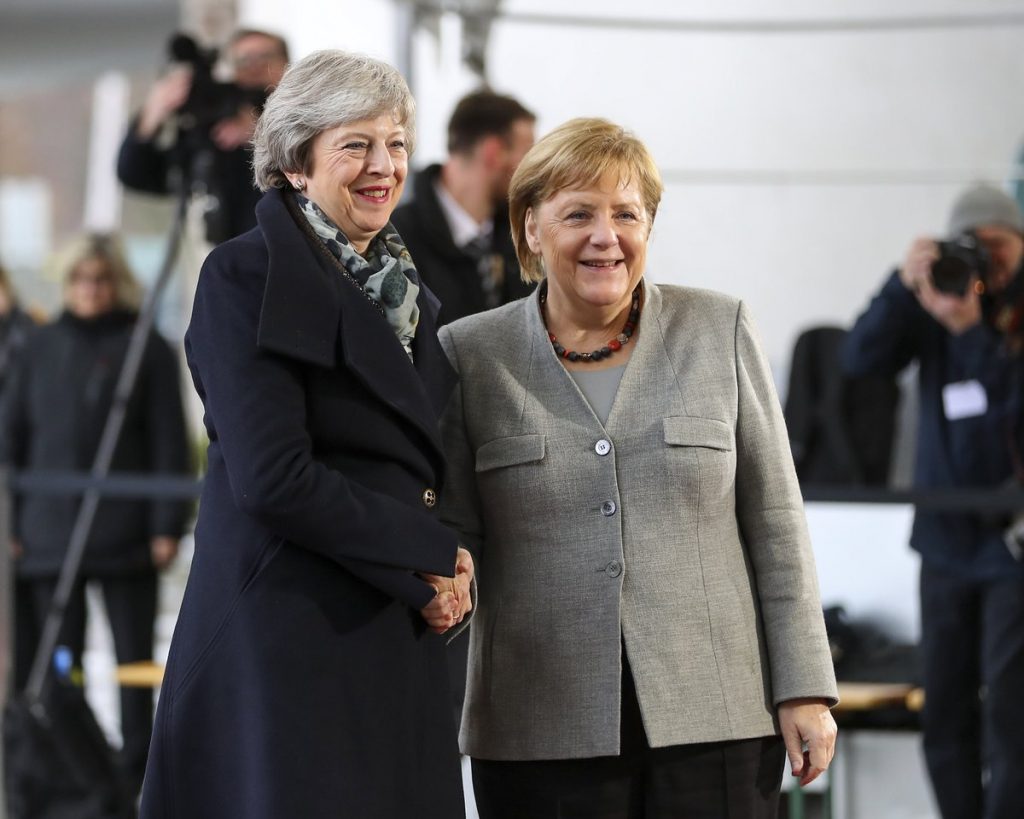 EU rules out Brexit renegotiation as May seeks help from Merkel