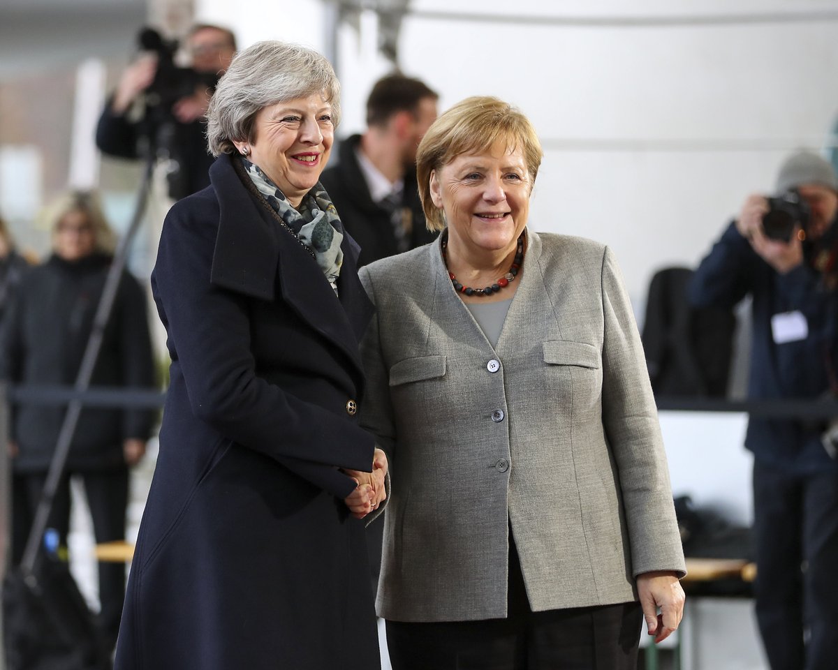 EU rules out Brexit renegotiation as May seeks help from Merkel