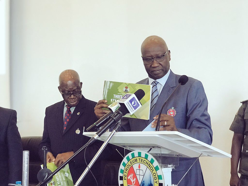 SGF Boss Mustapha representing President Buhari at book launch