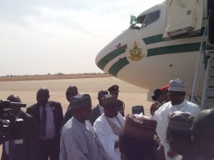 JUST IN: Buhari in Sokoto on Shagari condolence visit