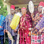 Eze Nwabekee with the newly decorated chiefs