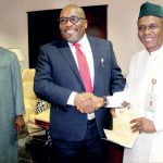 Gov El-Rufai with Mr Eric Osagie MD, Editor in Chief of The Sun Publishing Limited