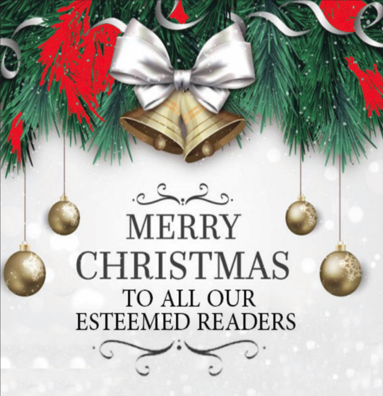 Merry Christmas To All Our Esteemed Readers