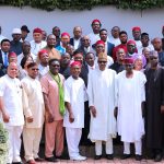 PRESIDENT BUHARI RECEIVES DELEGATION OF APC SOUTH EAST LEADERS