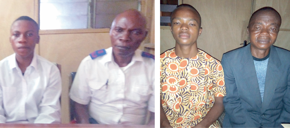 Pic 1. Chukwuma and father Pastor Chibueze Pic 2. Chukwuemeka and father Mr Mba