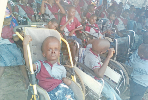 Some of the centre’s inmates