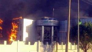 Sudan protesters set ruling party HQ on fire over rising prices