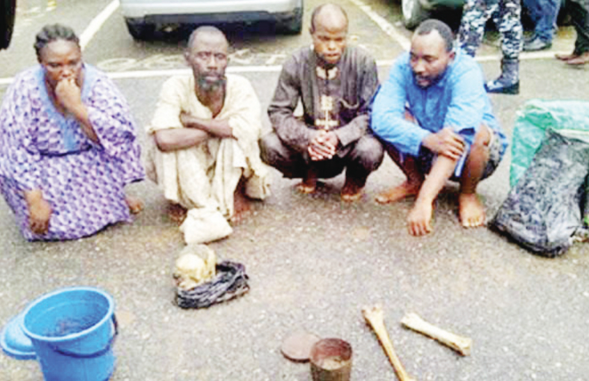 Suspected ritual killers nabbed in Ilorin with human skulls