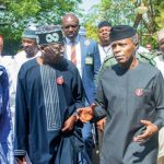 Tinubu 2nd left Osinbajo 2nd right