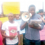 Youth president listingtheir demands