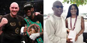 Tyson Fury and Folake letters