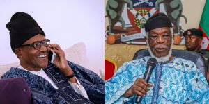 Buhari (L), Fasanmi (R)
