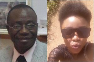 Prof. Richard Akindele (L), Monica Osagie (R)