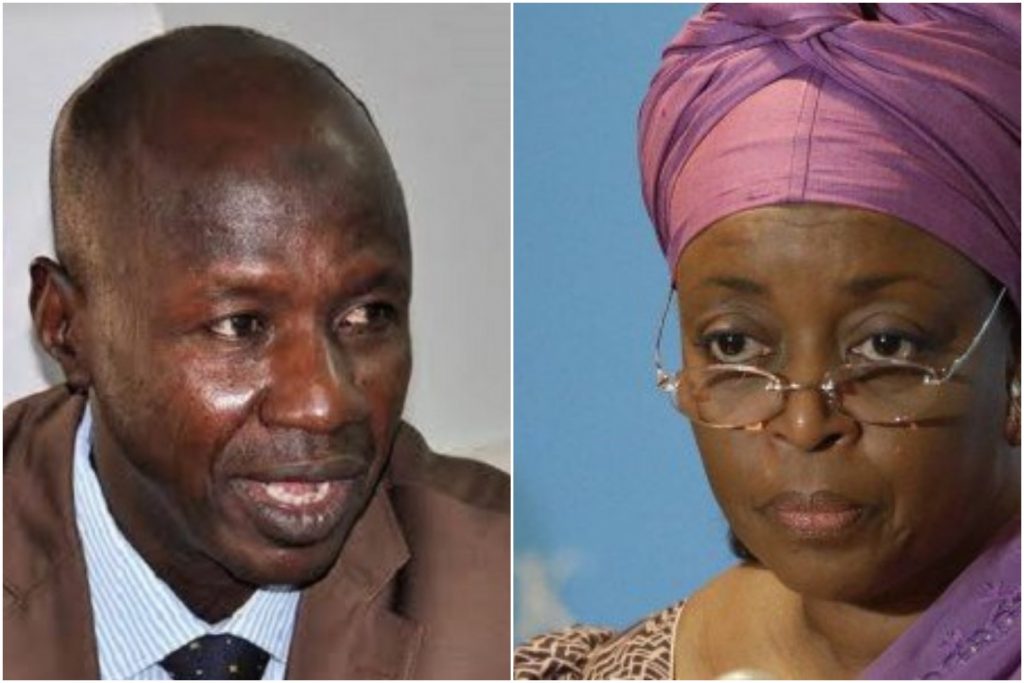 Magu (l), Alison-Madueke (r)