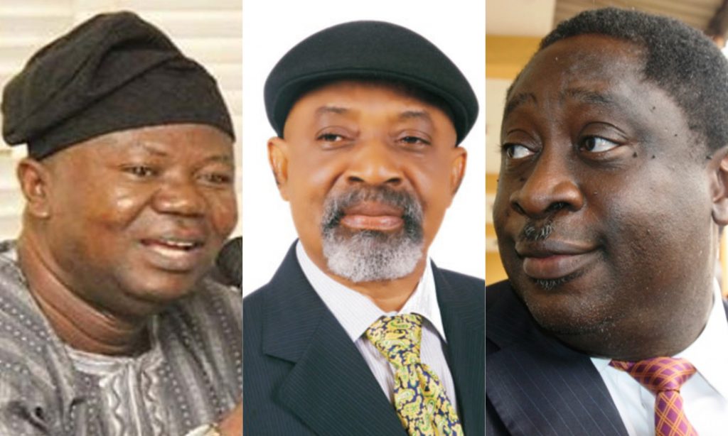 L-R: Ogunyemi, Ngige, Babalakin