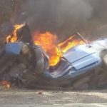 1 dead, two hospitalised in Edo road crash fire