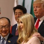 World Bank Kim,  Trump, Ivanka