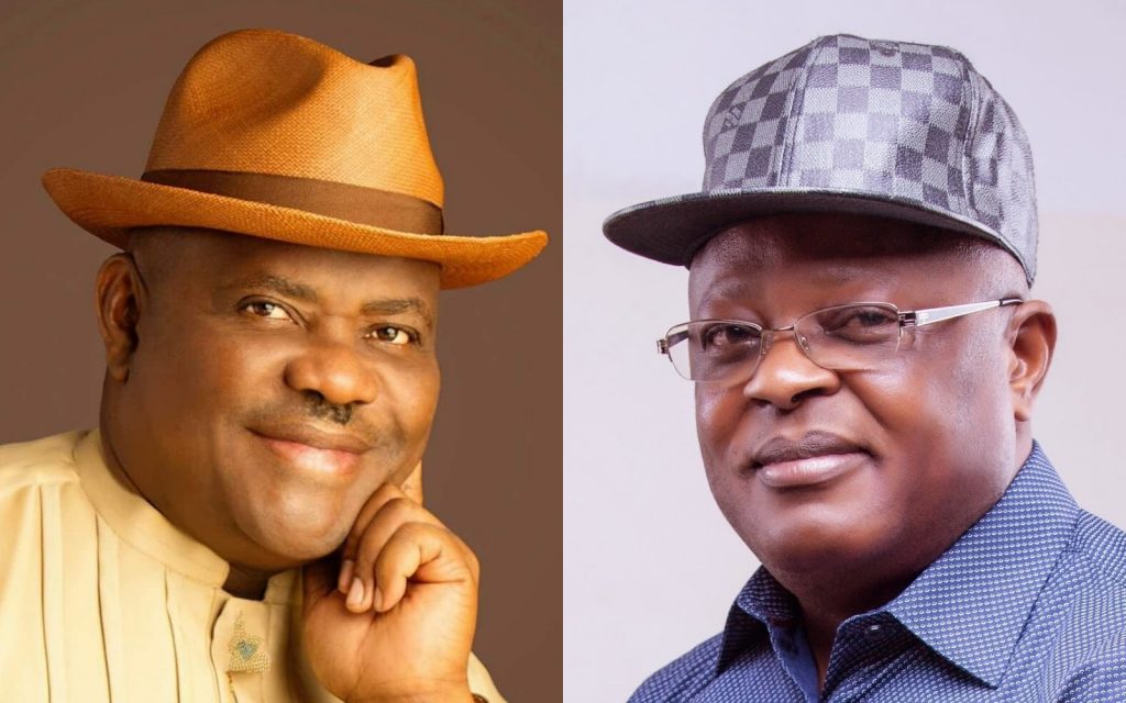Wike (l), Umahi (r)