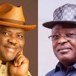 Wike (l), Umahi (r)