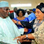 Nigeria broken, stolen; vote out Buhari, Atiku’s wife urges women, youths