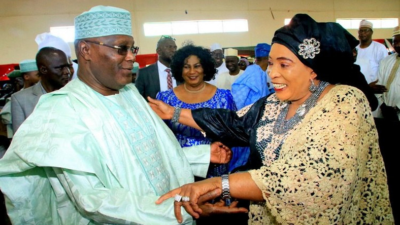 Nigeria broken, stolen; vote out Buhari, Atiku’s wife urges women, youths