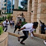 A scene of the Nairobi-hotel-attack