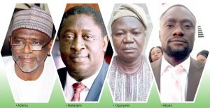 Adamu, Babalakin, Ogunyemi, Akpan
