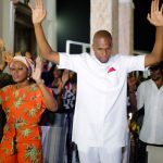 Anyaso praying on the occasion