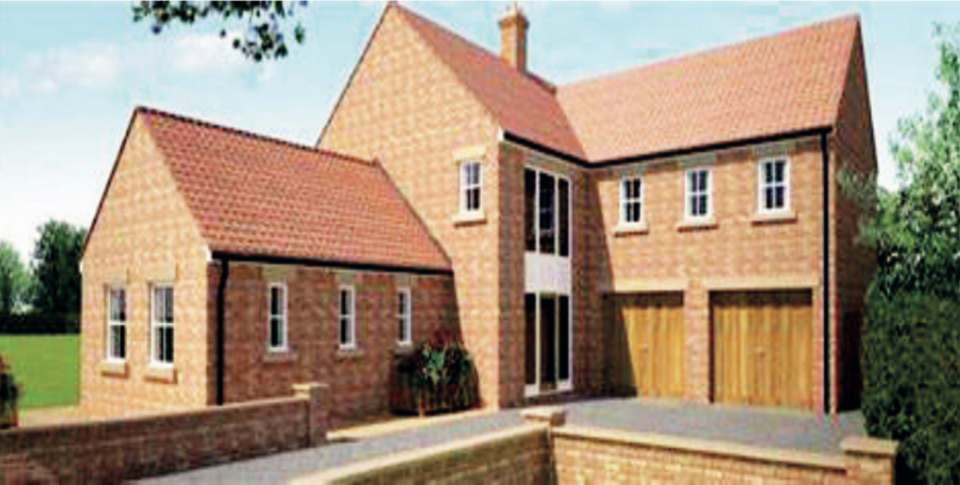 Brick block housing