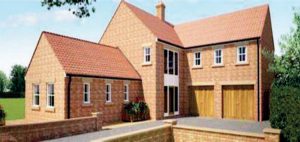 Brick block housing