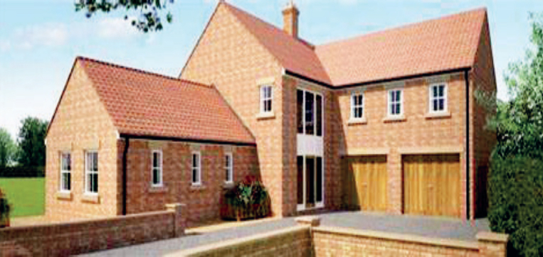 Brick block housing