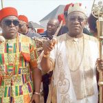 Chief Okonkwo, wife with Igwe Onyido and wife