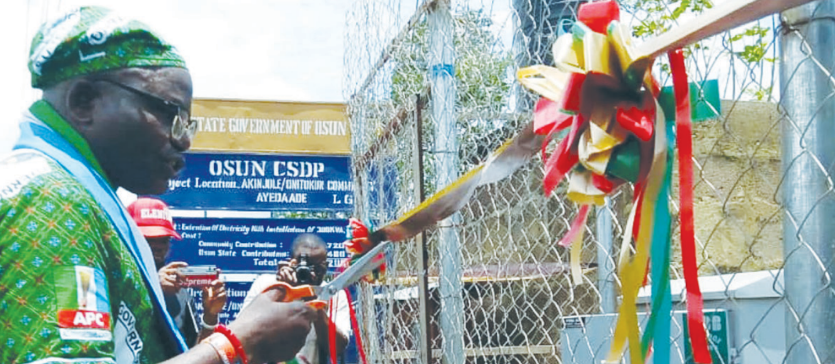 Commissioning of transformer