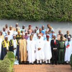 President Buhari received a delegation of Borno Elders, led by Borno State Governor, Alh Kashim Ibrahim Shettima, at the State House, Abuja.