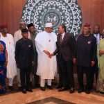 President Buhari inaugurates technical advisory committee on the implementation of an increase in the national minimum wage held at the State house, Abuja