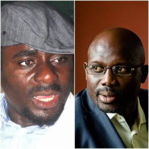 Emeka Ike and George weah