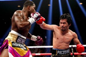 Broner (l), Pacquiao (r)