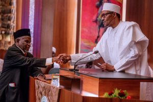 Mohammed (l), Buhari (r)
