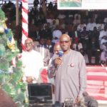 Mustapha and others at the Christmas Carol in Yola, Adamawa State