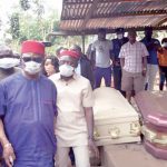 Obiano at the scene of incident