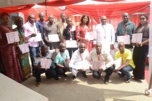 Osagie 3rd from right with the awardees
