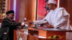 Buhari-and-new-CJN-Mohammad-1
