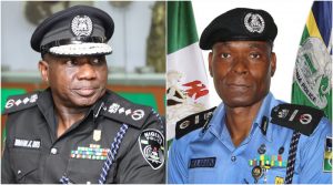 Ibrahim Idris (left), Abubakar Adamu Mohammed (right)
