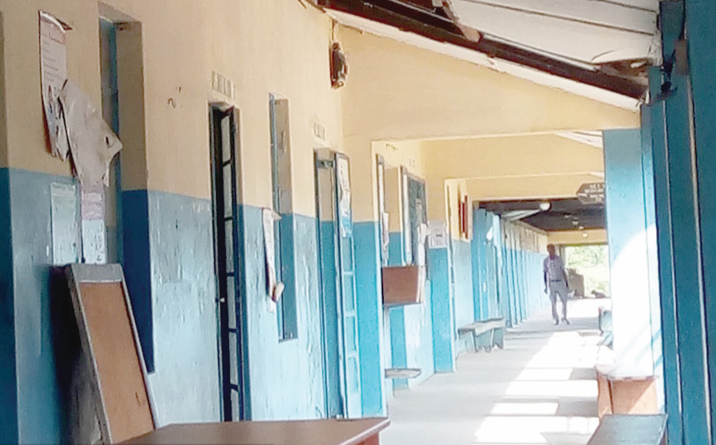 The Adminstrative block of Ikot Okoro General Hospital then