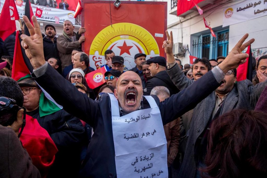 Tunisian labour union plans new strike over wages