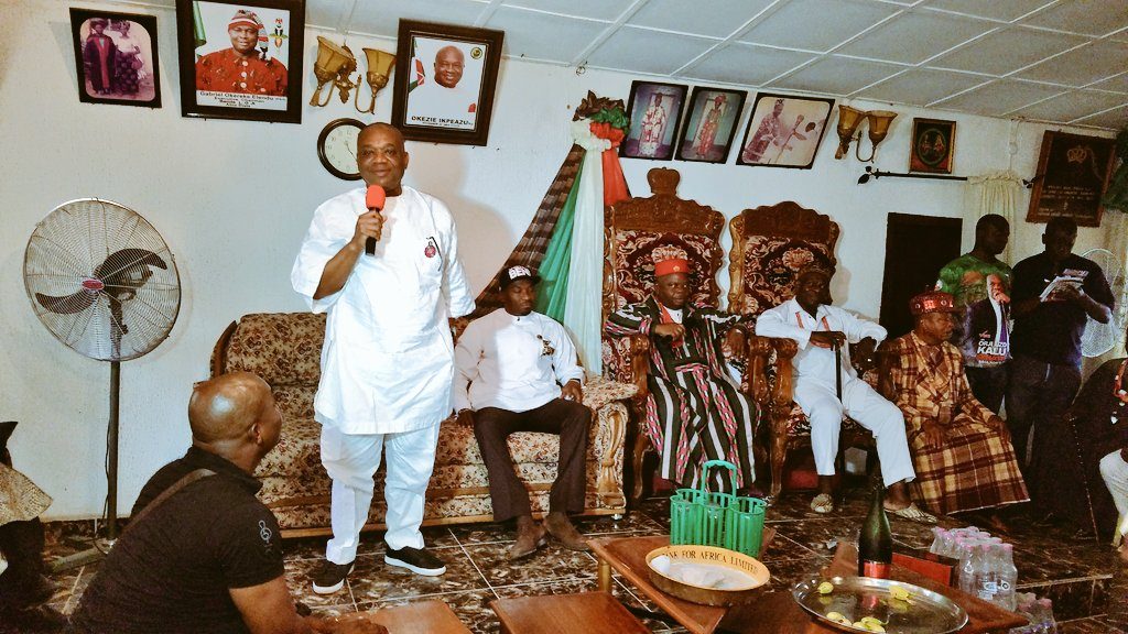 Dr Orji Uzor Kalu and Bende traditional rulers council