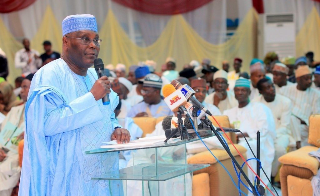 Atiku Abubakar, PDP presidential candidate
