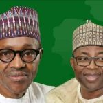 buhari and Governor Mohammed Abubakar